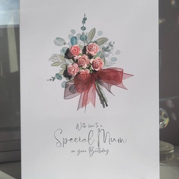 Birthday Card Mom Etsy UK