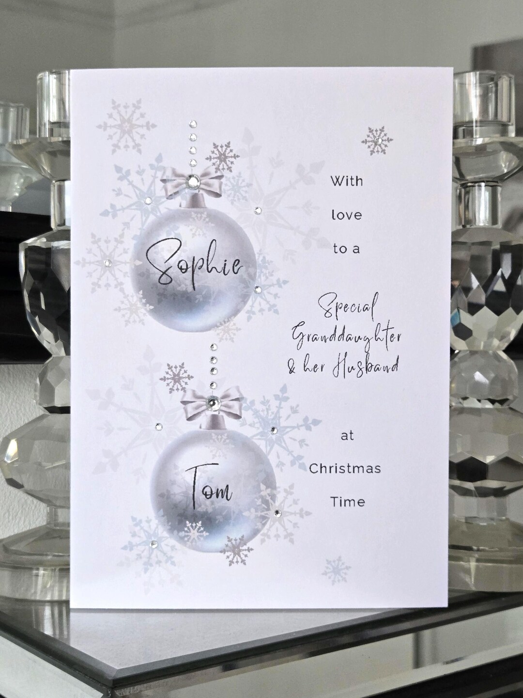 Personalised Granddaughter Christmas Card Special Granddaughter personalised-granddaughter-christmas-card-special-granddaughter