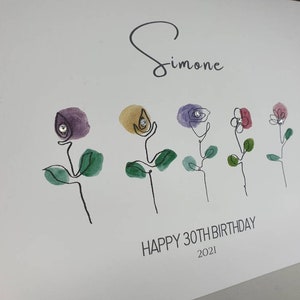 nom personnalisé 21e, 30e, 40e, 50e, 60e, 65e, 70e, 80e, 90e carte d’anniversaire, nom personnalisé et carte d’anniversaire d’âge,