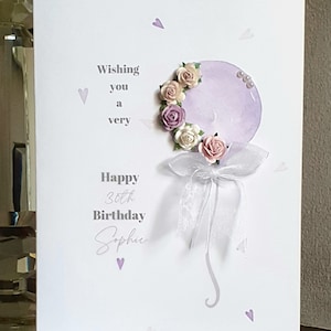 Cartão de aniversário de 30 anos, cartão de aniversário de 30 anos personalizado, cartão de aniversário feminino, cartão de aniversário feminino, 30 hoje, cartão de trigésimo aniversário, cartão de 30 anos