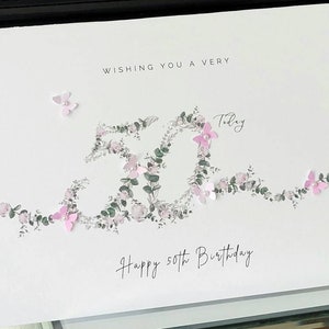 Karte zum 50. Geburtstag, Karte zum 50. Geburtstag, 50. Geburtstagskarte, Geburtstagskarte, Geburtstagskarte, Geburtstagskarte