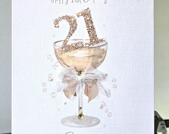 21. Geburtstag Tochter Geburtstagskarte, alles Gute zum 21. Geburtstag Tochter Karte, schöne Tochter 21. Geburtstagskarte, 21 heute Geburtstagskarte, Geburtstagskarte
