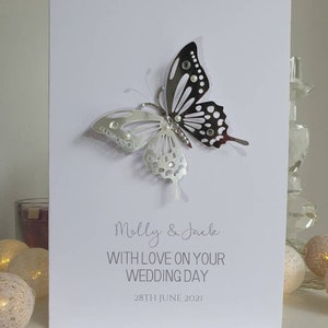 Carte personnalisée de jour de mariage, à la nouvelle carte de mr et mrs, carte de mariage, carte personnalisée de mariage de nom, félicitations pour votre mariage