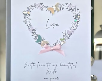 Gelukkige verjaardag vrouw kaart, mooie vrouw verjaardagskaart, gepersonaliseerde naam verjaardagskaart, verjaardagskaart vrouw, gepersonaliseerde vrouw kaart