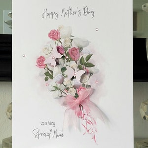 Muttertagskarte, Blumen-Muttertagskarte, spezielle Muttertagskarte, Mothering-Sonntagskarte, Blumen-Muttertagskarte, Blumenstrauß-Mama-Karte