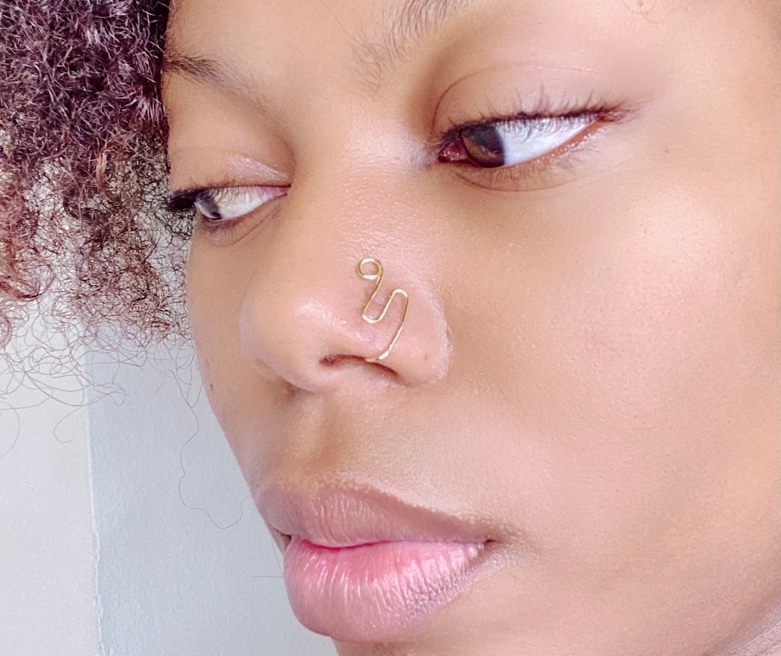Energy Flow Nose Cuff Fake Nose Ring Nose Clip Etsy