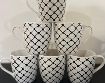 Keffiyeh 6 Set Tea Cups
