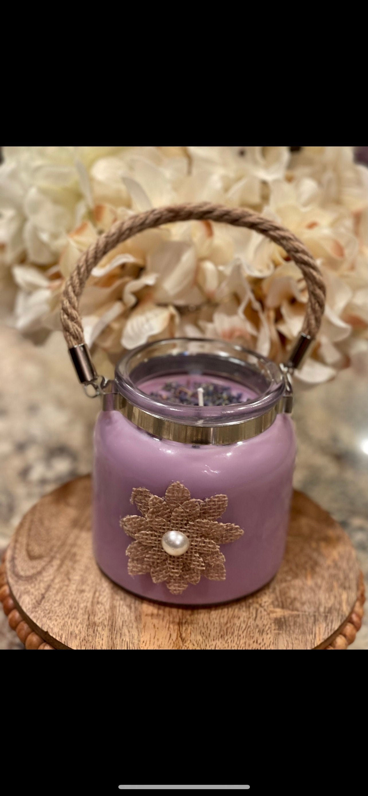 Calming Lavender Candle Etsy