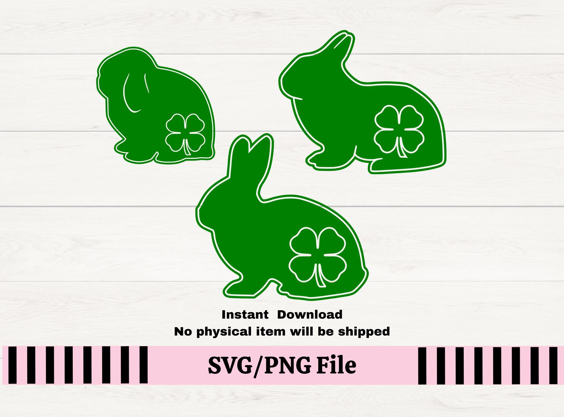 4H Clover SVG for Decals, 4H Rabbit Showmanship Svg for T