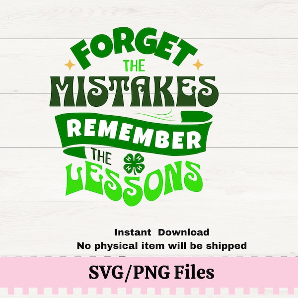 4H Inspiration Quote SVG, County Fair Animals (Digital Download)