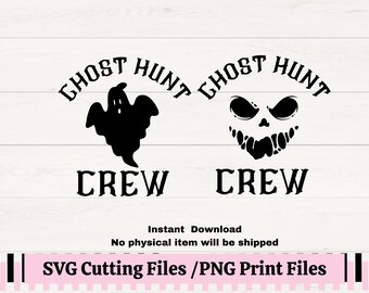 Ghost Hunt Crew SVG: Paranormal Design (SVG/PNG)