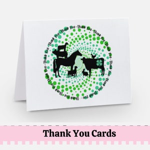 4H Thank You Cards, Livestock Gift for Buyers 4"x5.5" A-1 Card