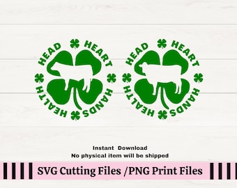 4H Clover SVG per decalcomanie, 4H Dairy Cow Showmanship svg per t-shirt, 4H Cow Show PNG, County Fair agilità Cow show SVG, 4h Steer Svg