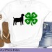 4H Clover SVG for Decals, 4H Goat Showmanship Svg for T-shirt, 4H Dairy ...