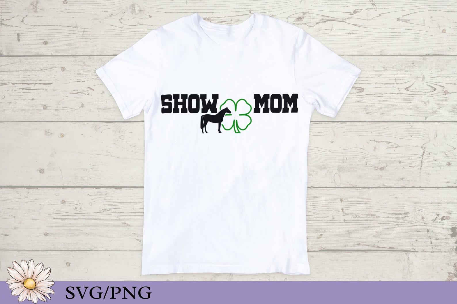4H Saddle Horse Show Mom Svg for Tshirts 4H Clover Equine Etsy