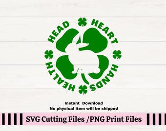 4H Clover SVG for decals, 4H Rabbit Showmanship svg for t-shirt, 4H Rabbit Show PNG, County fair rabbit show, Svg for club t-shirts