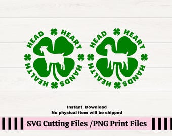 4H Clover SVG for decals, 4H Goat Showmanship svg for t-shirt, 4H Dairy Goat Show PNG, County fair Boar Goat show SVG, Nubian Goat, 4H Goat