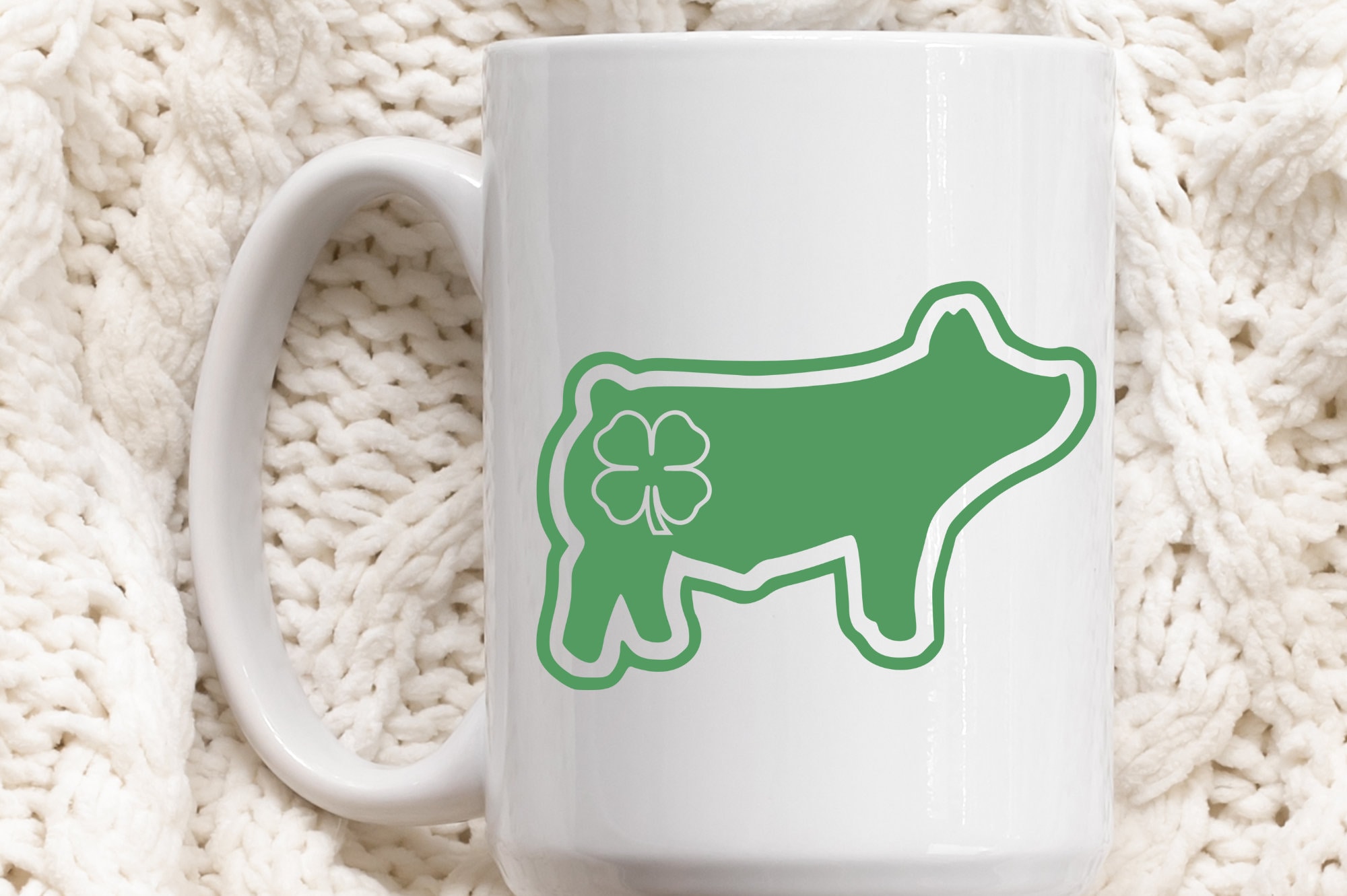 4H Pig With Clover SVG for Decals 4H Pig Showmanship Svg for - Etsy Ireland