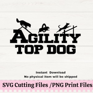 Agility Dog SVG voor vinyl auto stickers, Cadeau voor agility hondenliefhebber png voor t-shirt ontwerpen, Agility cursus met honden print, Tire jump a-frame