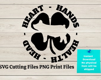 4H Clover SVG voor stickers, 4H Pig Showmanship svg voor t-shirt, 4H Pig Show PNG, County fair Pig show, Svg voor club t-shirts