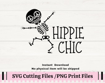 Chirurgia di sostituzione dell'anca SVG, Hippie Chic PNG (Download digitale)