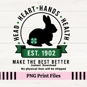 4H Rabbit Showmanship PNG, County Fair Exhibitor Design (digital ...