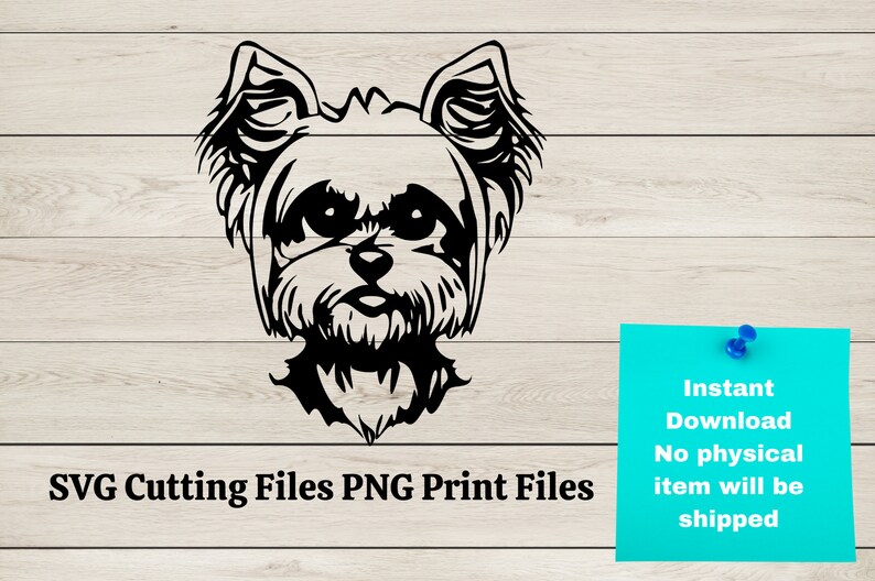 Yorkie SVG Yorkshire Terrier SVG for Vinyl Decals Silky Etsy