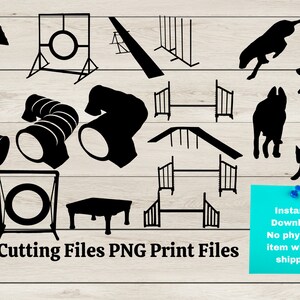 Make Your Own Dog Agility Course SVG/PNG Bundle,19 Dog Agility Obstacles  Svg's, Custom Agility Decals - Etsy Australia