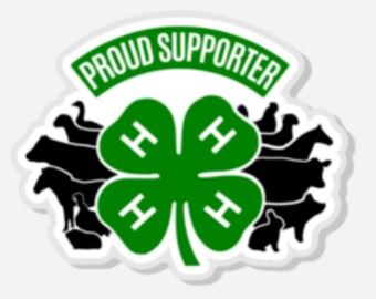 4H Clover Pig PNG Pig Png for 4H T-shirt 4H Clover Pig Print - Etsy