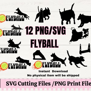Machen Sie Ihre eigene Flyball-SVG-Datei, Flyball-Liebhaber PNG für Sublimation, Tennisball SVG für Vinyl-Auto-Aufkleber