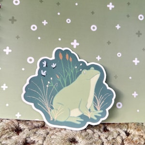 Frog stickers | cute frog stickers, frogs, cute frogs, cottagecore art, cottagecore