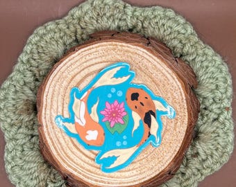 Koi fish sticker