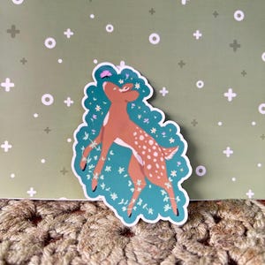 Little Deer Sticker | Cute deer sticker, deer stickers, deer art