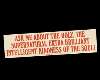 The "Supernatural Extra Brilliant" Sticker