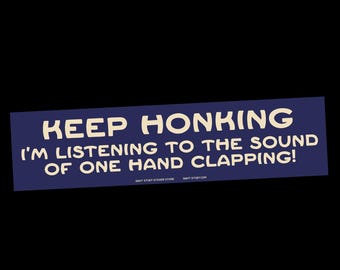 The "Sound Of One Hand Clapping" Sticker