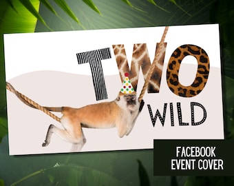 Twee Wilde Facebook Event Cover Digitale Download