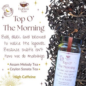 Irish Breakfast Tea | Loose Leaf Black Tea | Ceylon Black Tea | Assam Black Tea | Breakfast Tea | Tea Gift | Caffeinated Tea
