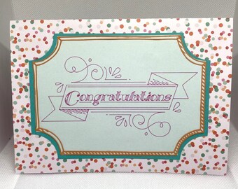 Handmade 'Congratulations' card