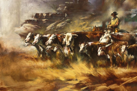 ALMOST HOME - Western Décor Collectible Limited Edition Print - Made In USA & Hand Signed