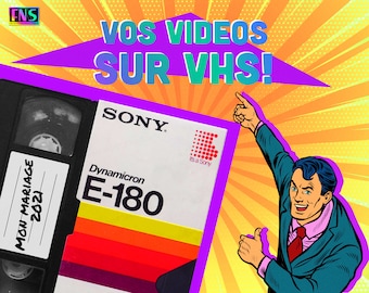 Uw video's op VHS!