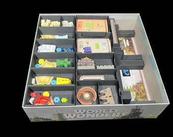 Juego de mesa DIGITAL STL World Wonders + Organizador de expansión Mundo
