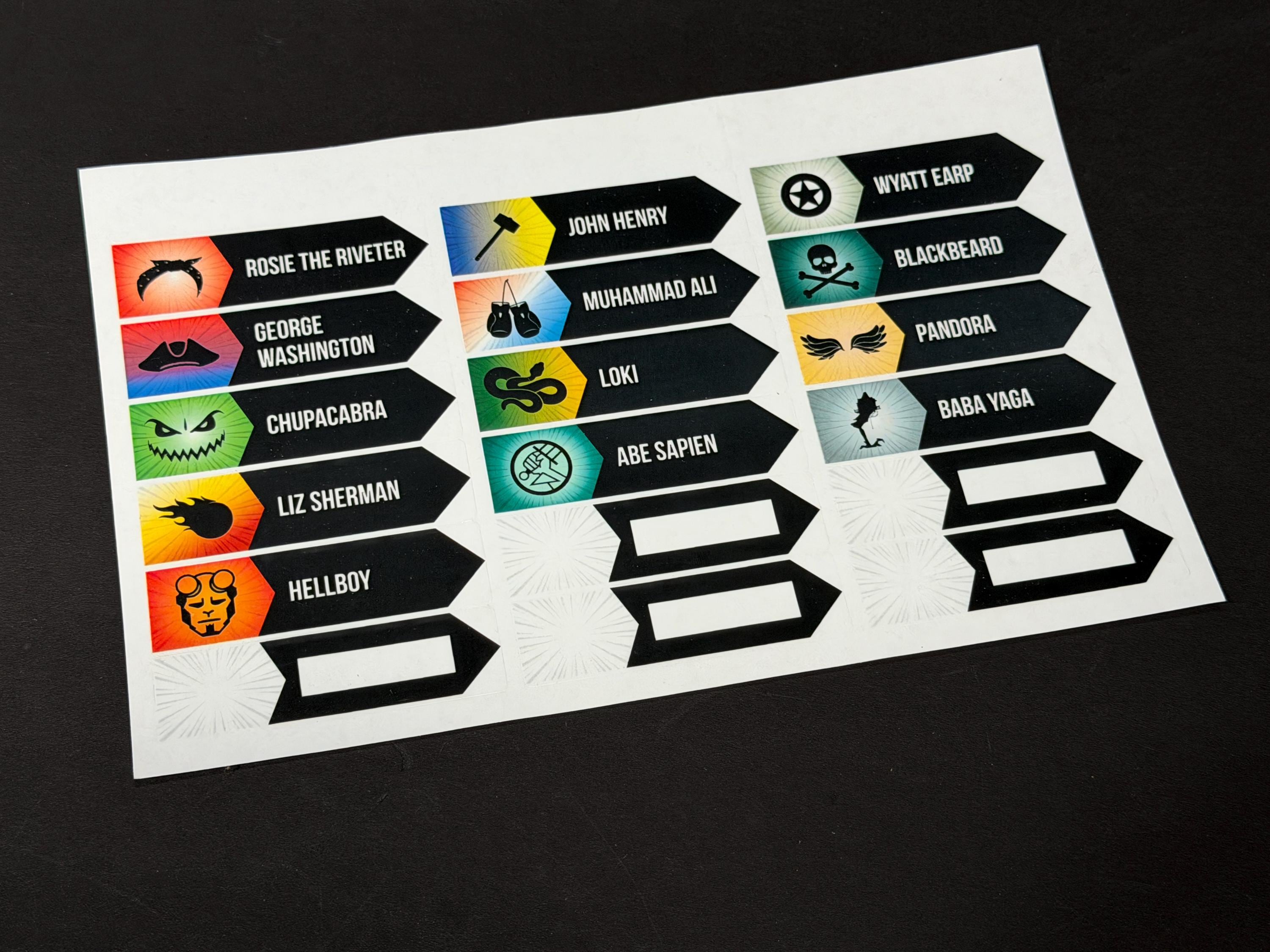 Game Location Label Unmatched Board Game Organizer Labels - Etsy