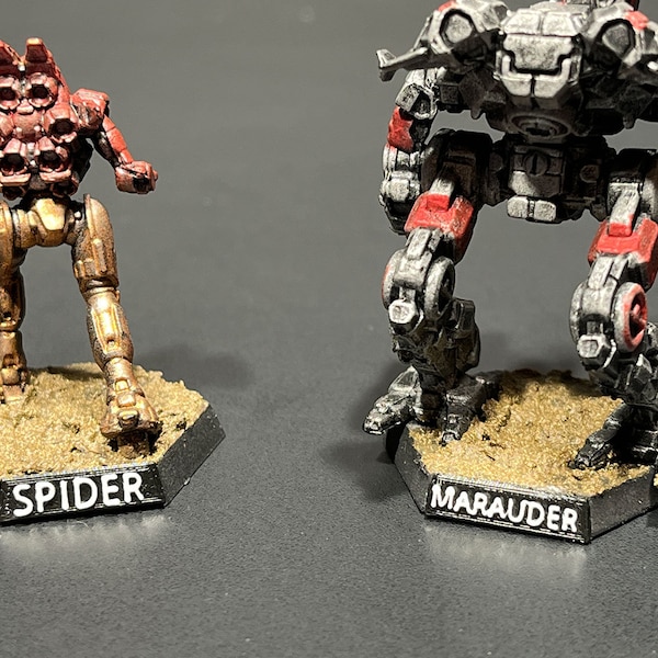 Battletech Miniature Labels