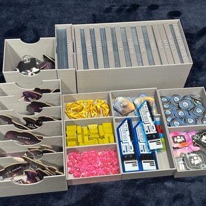 デジタル STL スタートレック: キャプテンズチェア ボードゲームオーガナイザー