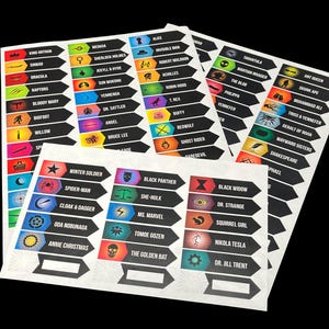 Unübertroffene Brettspiel-Organizer-Etiketten