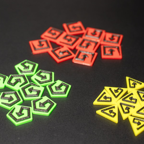 Cyberpunk Red : jetons en plastique de zone de combat