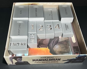 Organizador del juego de mesa The Mandalorian Adventures + Expansion