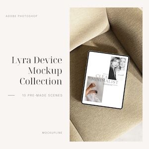 Lyra Device Mockup Collection, MacBook Mockup, iPad Mockup, Apple Mockup, Website Mockup, Branding Mockup