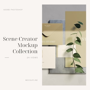 Scene Creator, mockupbundel, envelopmodel, kerstkaartmodel, trouwkaartmodellen, uitnodigingskaartmodel, minimalistische kaartmodel