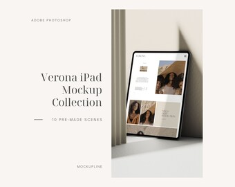 Minimalist iPad Mockup Bundle: Verona Device Mockups (PSD)